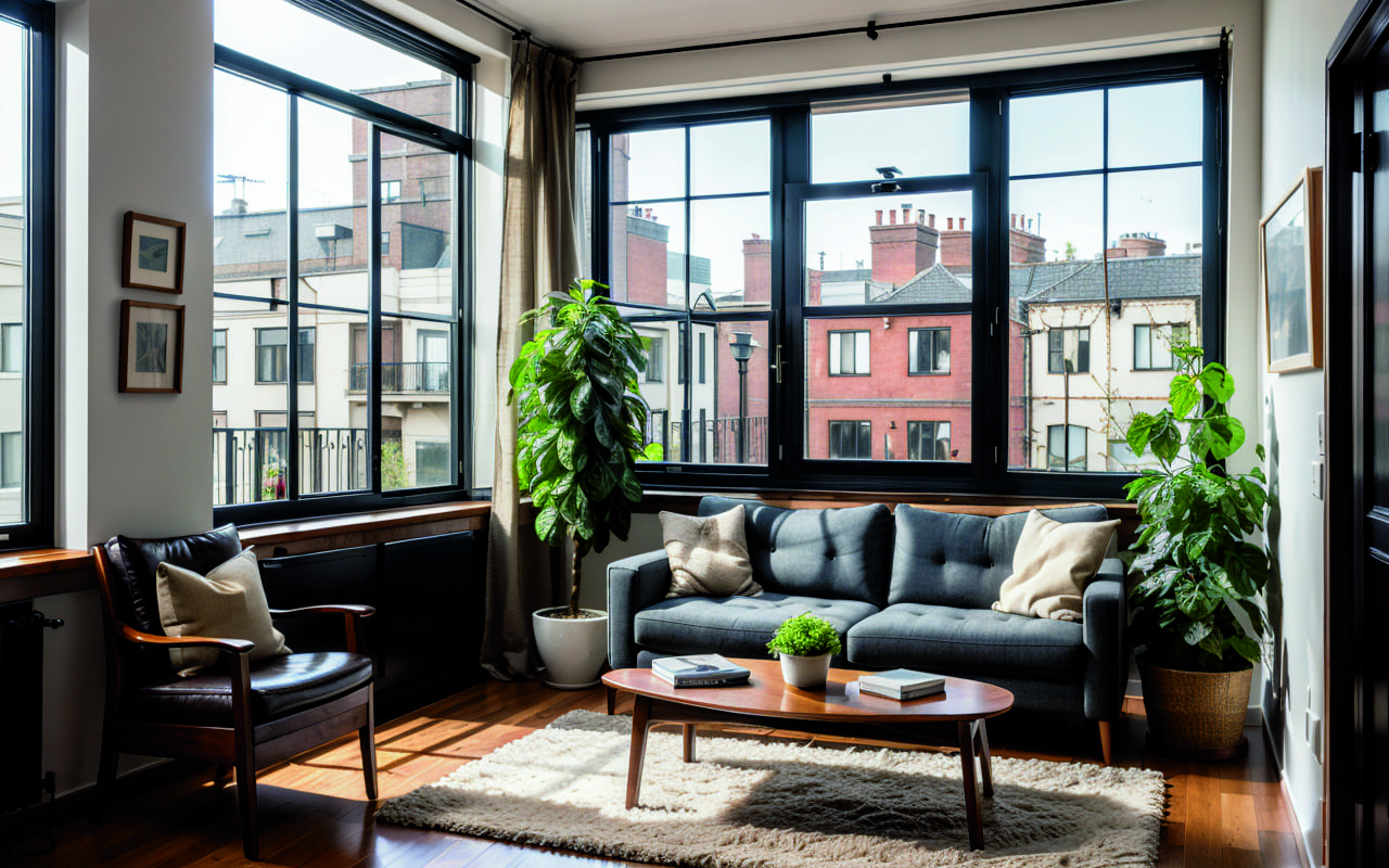 Интерьеры в стиле биофилия: интеграция живых растений и природных материалов в городской квартире