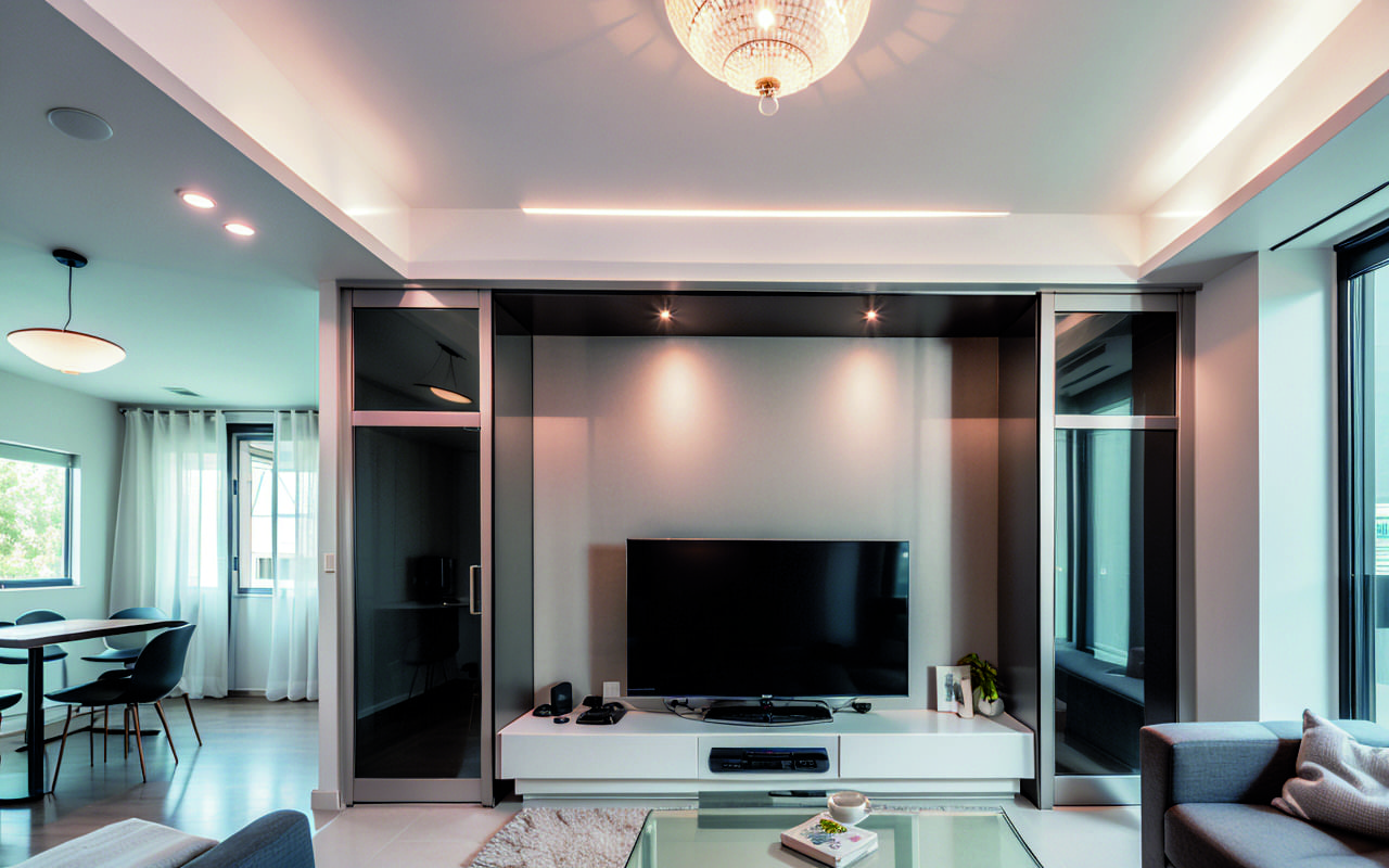 Интерактивные стены как элемент современного минимализма и функциональности в интерьере