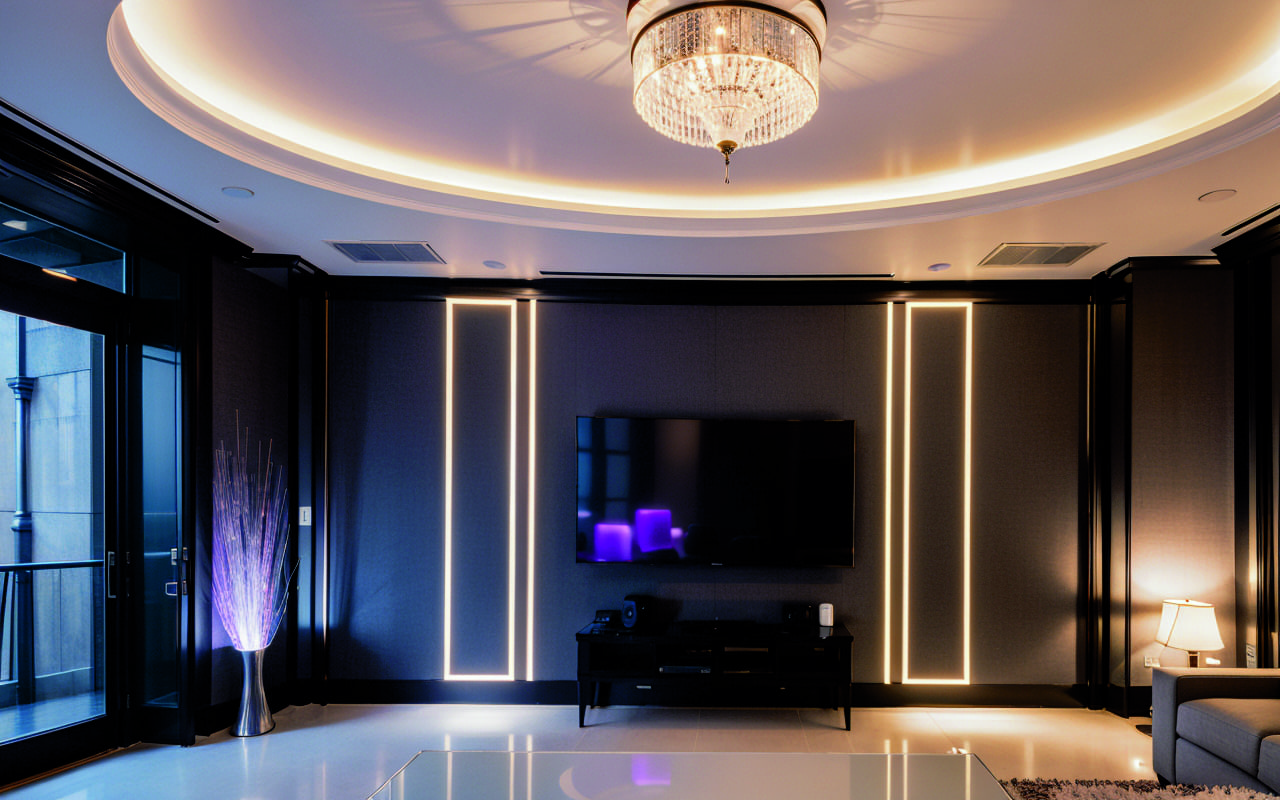 Интерактивные стены: интеграция сенсорных технологий в современные интерьеры