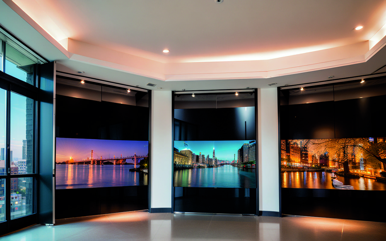 Интерактивные стены в современных интерьерах: интеграция технологий и искусствав одном пространстве