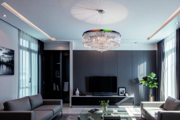 Футуристический минимализм: интеграция умных технологий для комфортного и энергоэффективного интерьера