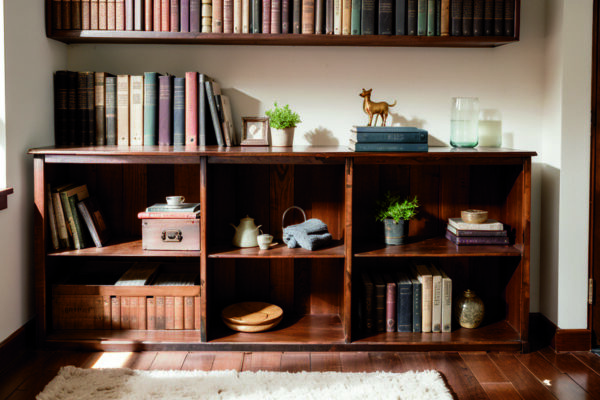 Использование для акцентов окрашенных в металлические оттенки стен и мебели