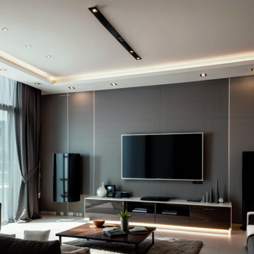 Интерактивные элементы в современном интерьере: умные стены и сенсорные поверхности