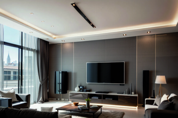 Интерактивные элементы в современном интерьере: умные стены и сенсорные поверхности