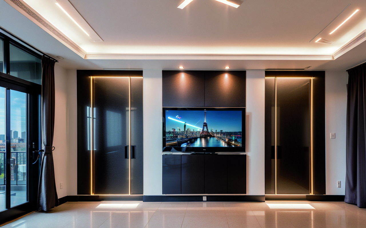 Интерактивные стены: как технология меняет восприятие современных интерьеров