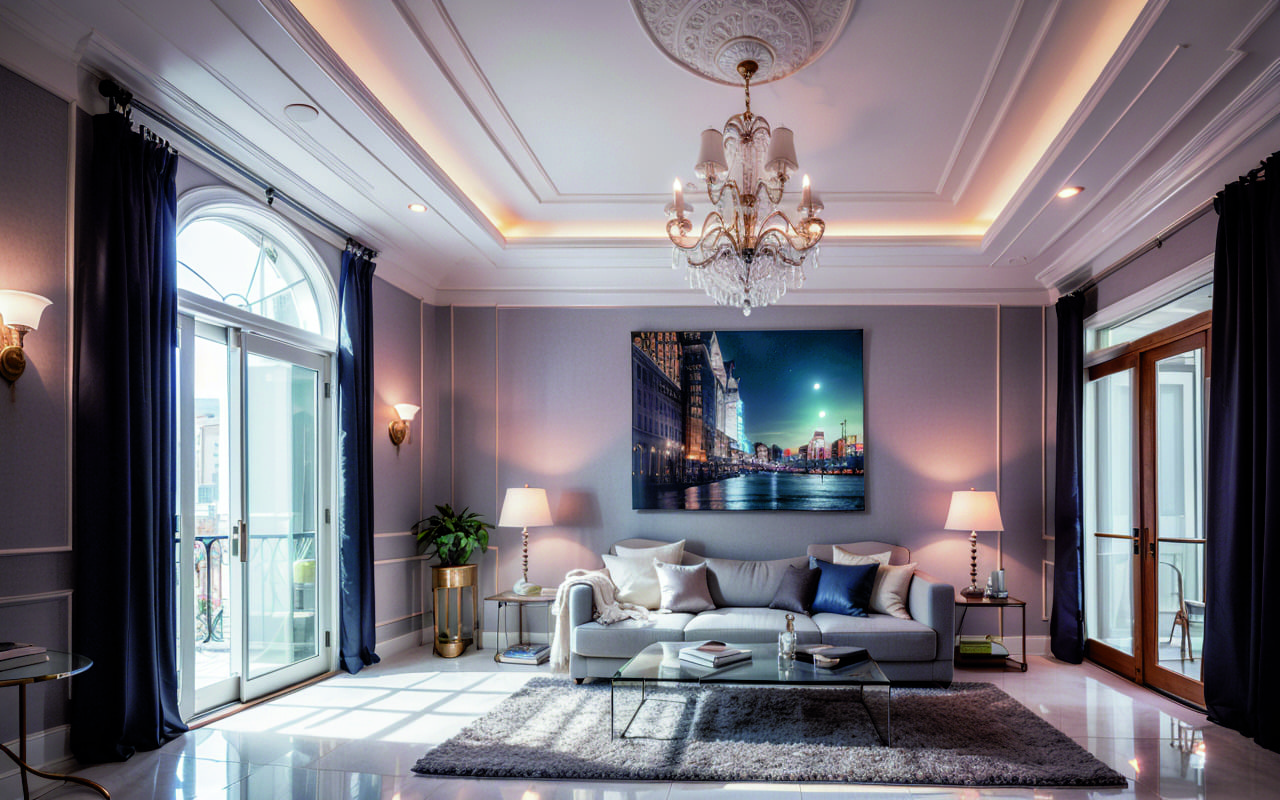 Цветовые акценты в интерьере, меняющие восприятие пространства в зависимости от времени суток