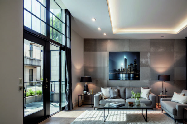 Используйте зеркала и прозрачные мебельные элементы для визуального расширения пространства