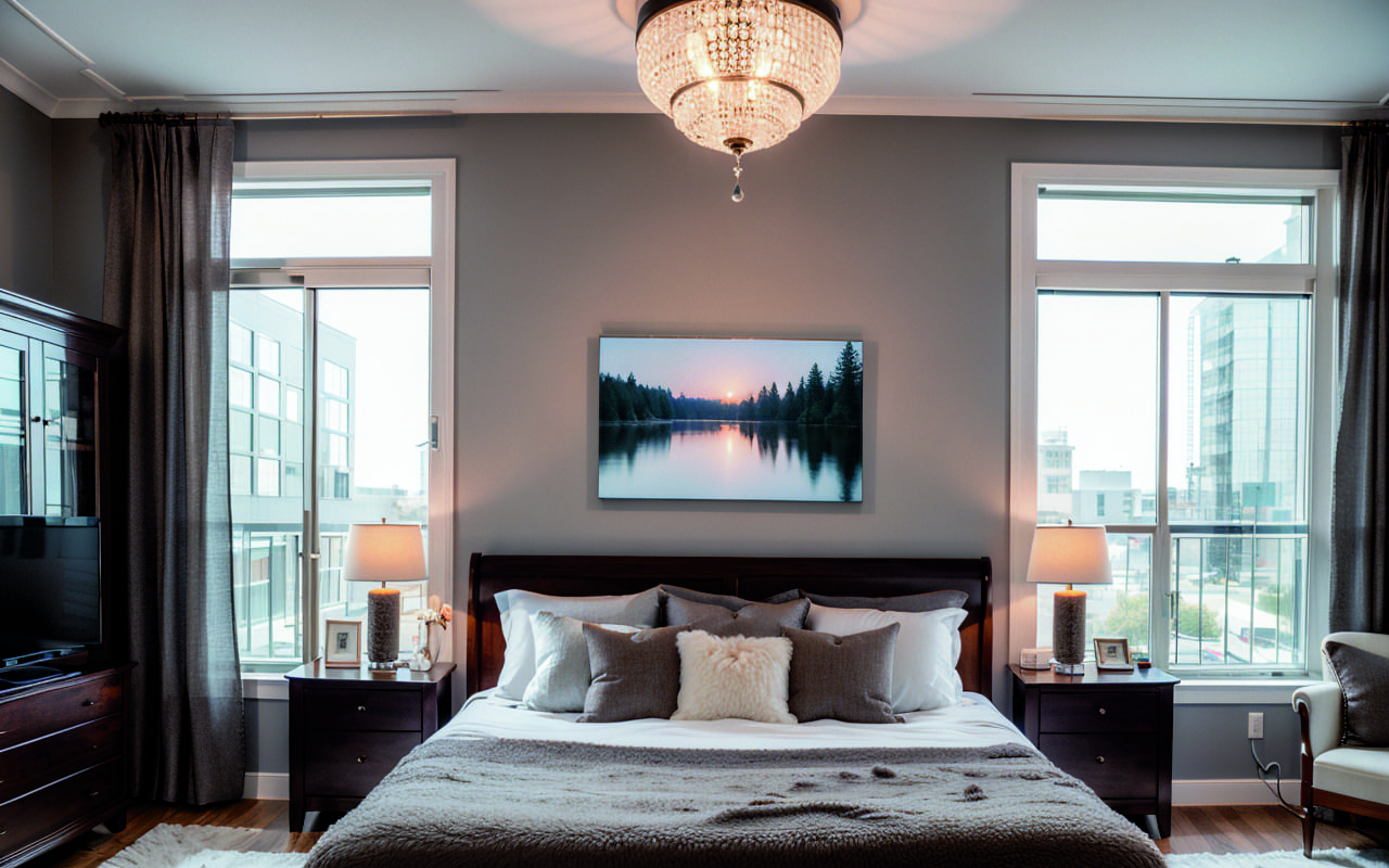 Как использовать ядовито-яркие оттенки в спальне для неожиданного уюта