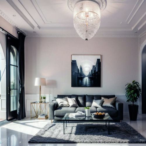 Цветовые акценты в интерьере: как использовать монохромность для визуального расширения пространства