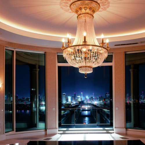 Декоративные световые скультуры из переработанного стекла для интерьера в стиле эко-футуризм