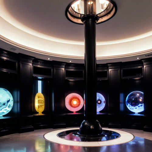 Слияние бионики и футуризма: интерьер, вдохновленный формами глубоководных организмов