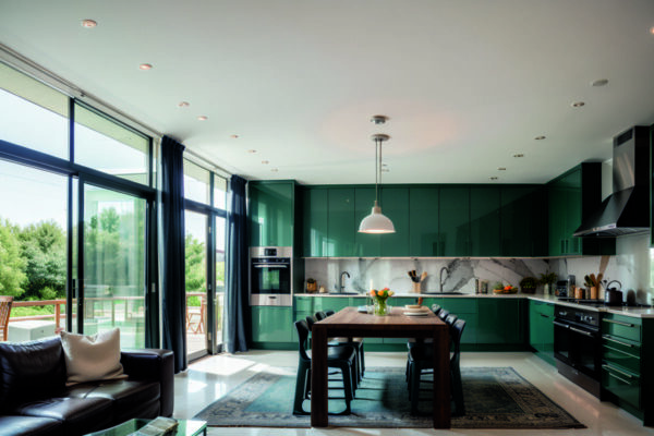 Умный интерьер: интеграция зеленых технологий для экологичных и умных кухонь и гостиных