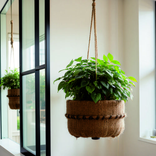 Необычные подвесные контейнеры для растений: стильные и функциональные акценты в интерьере