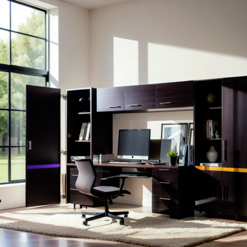 Используйте складные многофункциональные мебели для гибкого зонирования и хранения