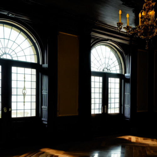 Флуоресцентные акценты в темных интерьерах: свечение вместо света