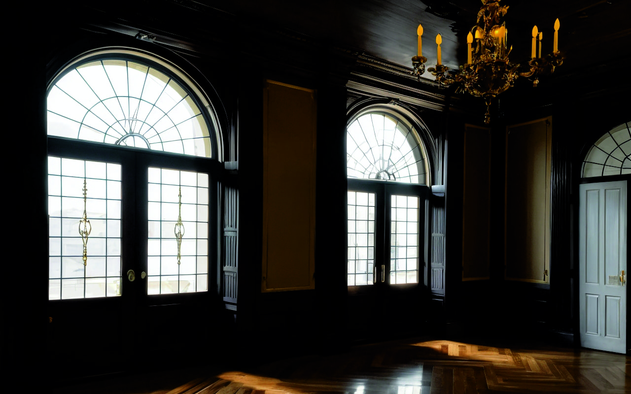 Флуоресцентные акценты в темных интерьерах: свечение вместо света