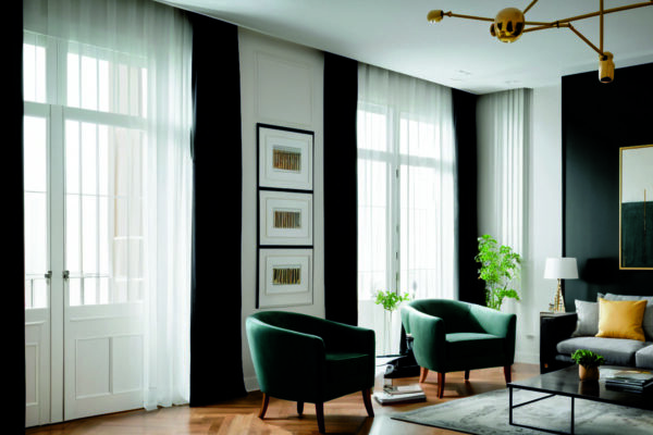 Использование цветовых градиентов для создания динамичных акцентов в минималистских интерьерах