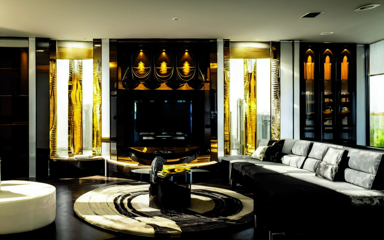 Мебель с экранами-хамелеонами, меняющими цвет под интерьер в реальном времени