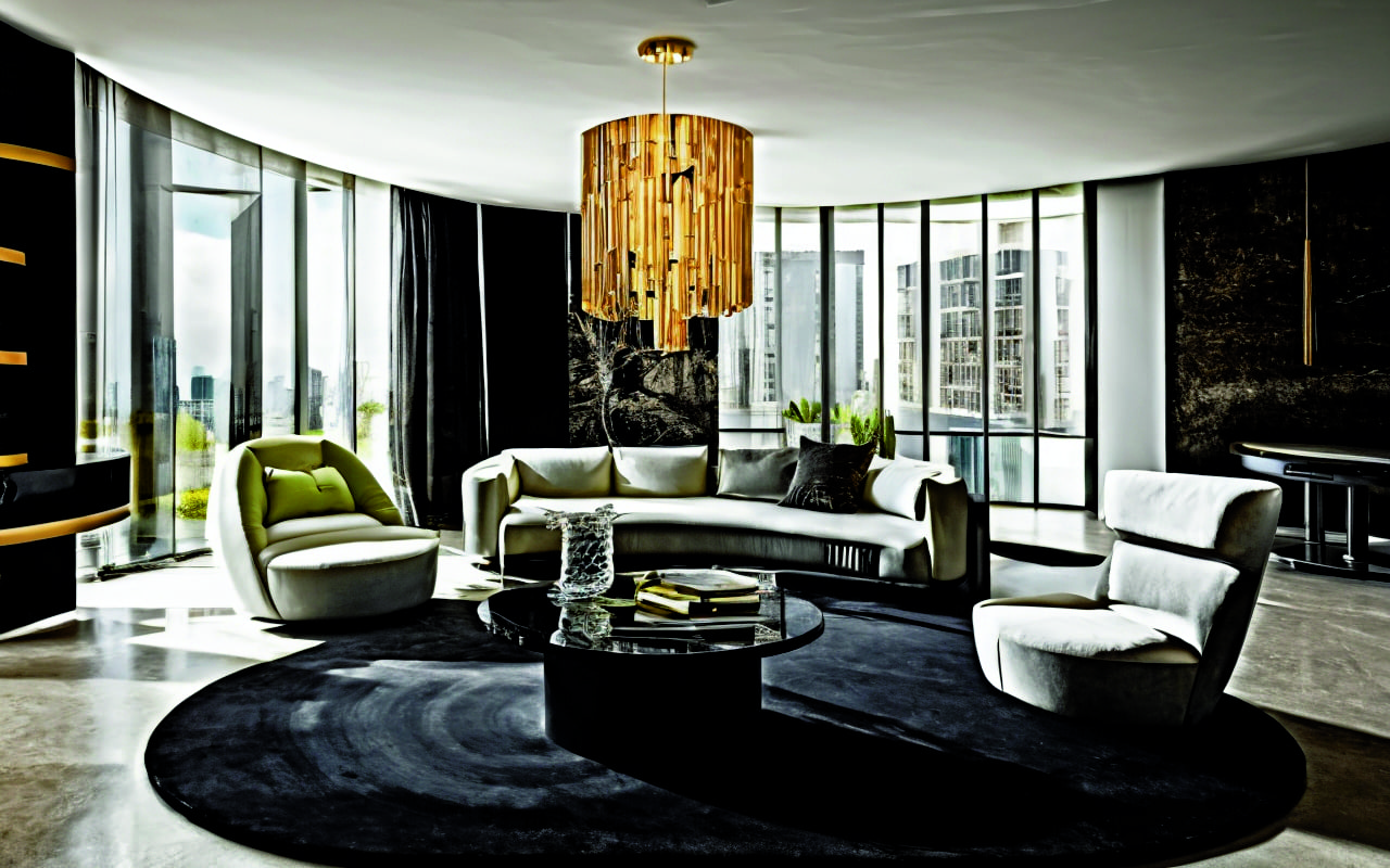 Футуристические интерьеры с биоморфной мебелью: как природа вдохновляет дизайн будущего