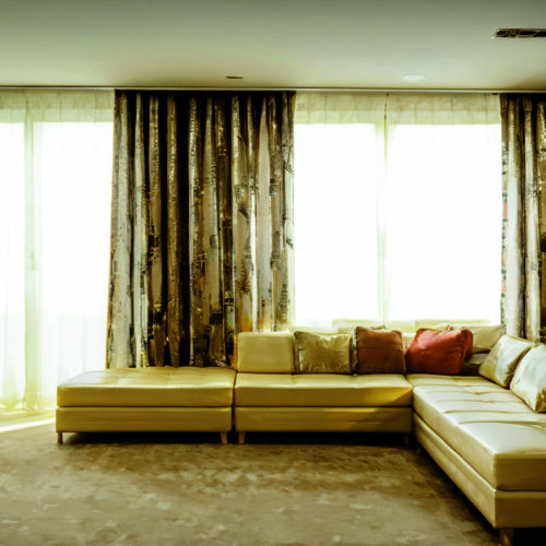 Шторы с подсветкой из переработанных оптических волокон для уютного мерцания