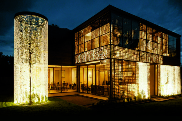 Световые инсталляции из переработанных материалов как искусство и экотренд