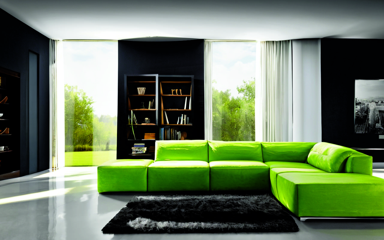 Цветовые акценты в интерьере с использованием экологичных и редких природных пигментов