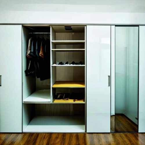 Используйте скрытые отсеки под полами для хранения вещей и освободите пространство