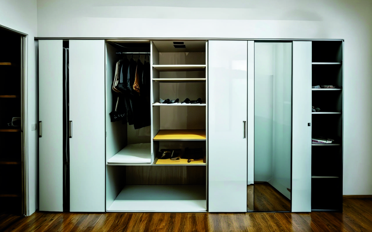 Используйте скрытые отсеки под полами для хранения вещей и освободите пространство