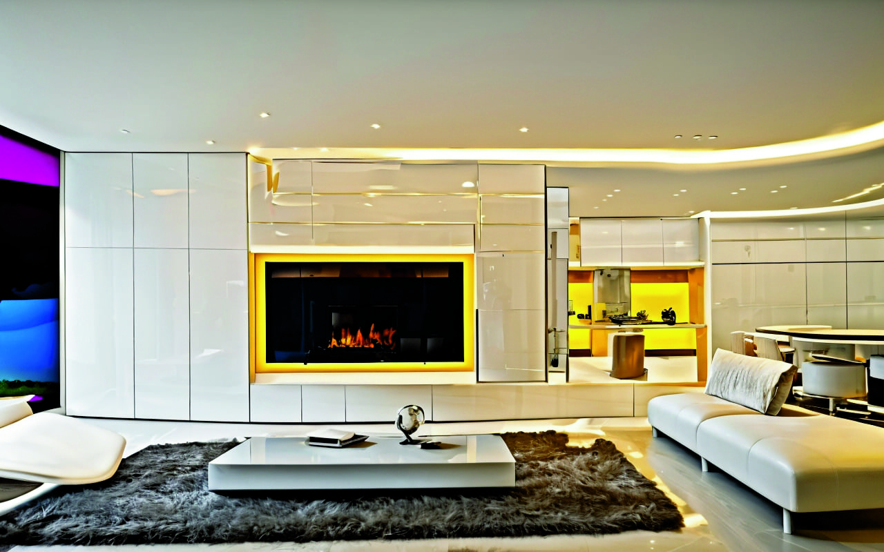 Интерактивные стены: как цифровые элементы преображают современные интерьеры домов