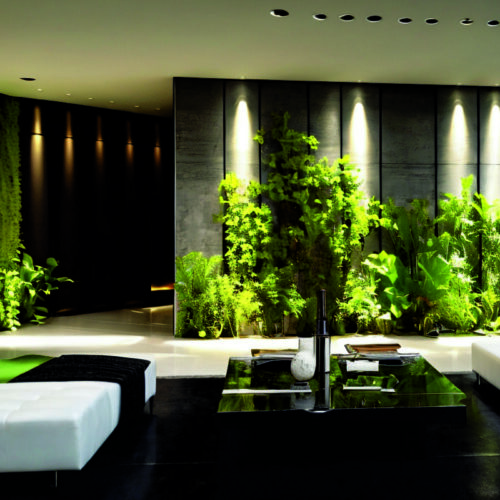 Экологичный минимализм: как вставить живую растительность в современные интерьеры