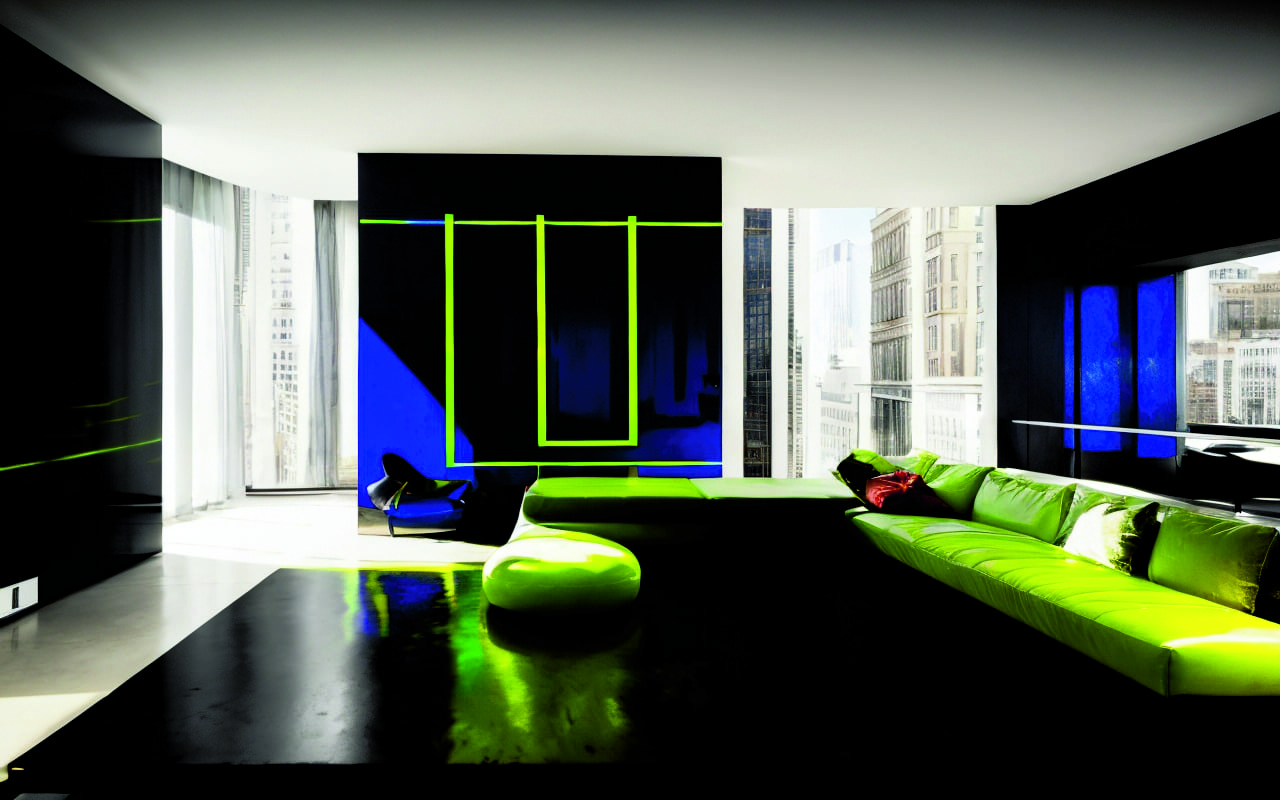 Цветовые акценты в интерьере: использование светящихся пигментов для уникальной атмосферы