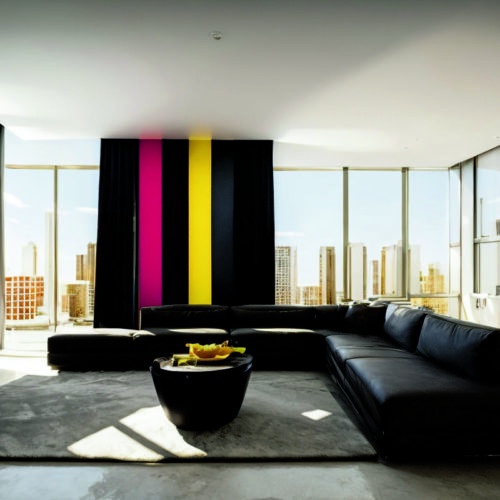 Цветовые градиенты в интерьере: создание плавных переходов для визуального расширения пространства