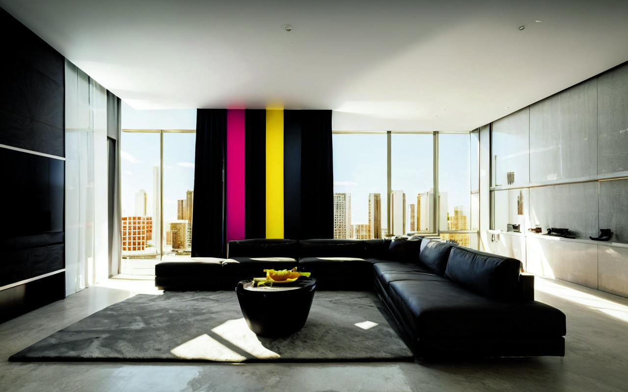 Цветовые градиенты в интерьере: создание плавных переходов для визуального расширения пространства