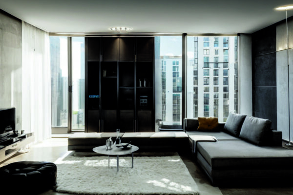 Многофункциональная мебель-трансформер для микроквартир с элементами умного дома