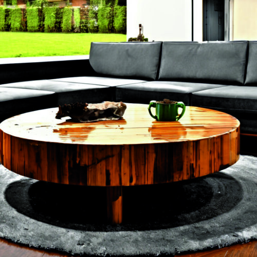 Мебель из переработанного кофейного жмыха: экологично, ароматно и необычно