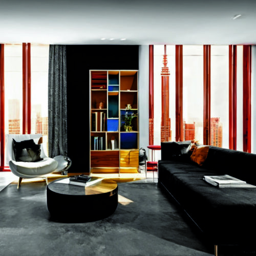 Использование тактильных цветовых градиентов для создания интерактивных интерьеров