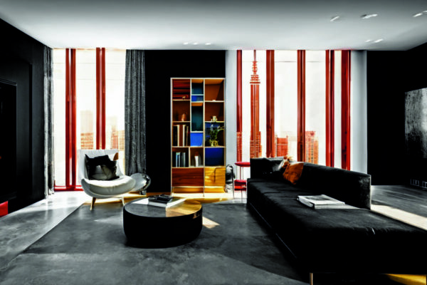 Использование тактильных цветовых градиентов для создания интерактивных интерьеров