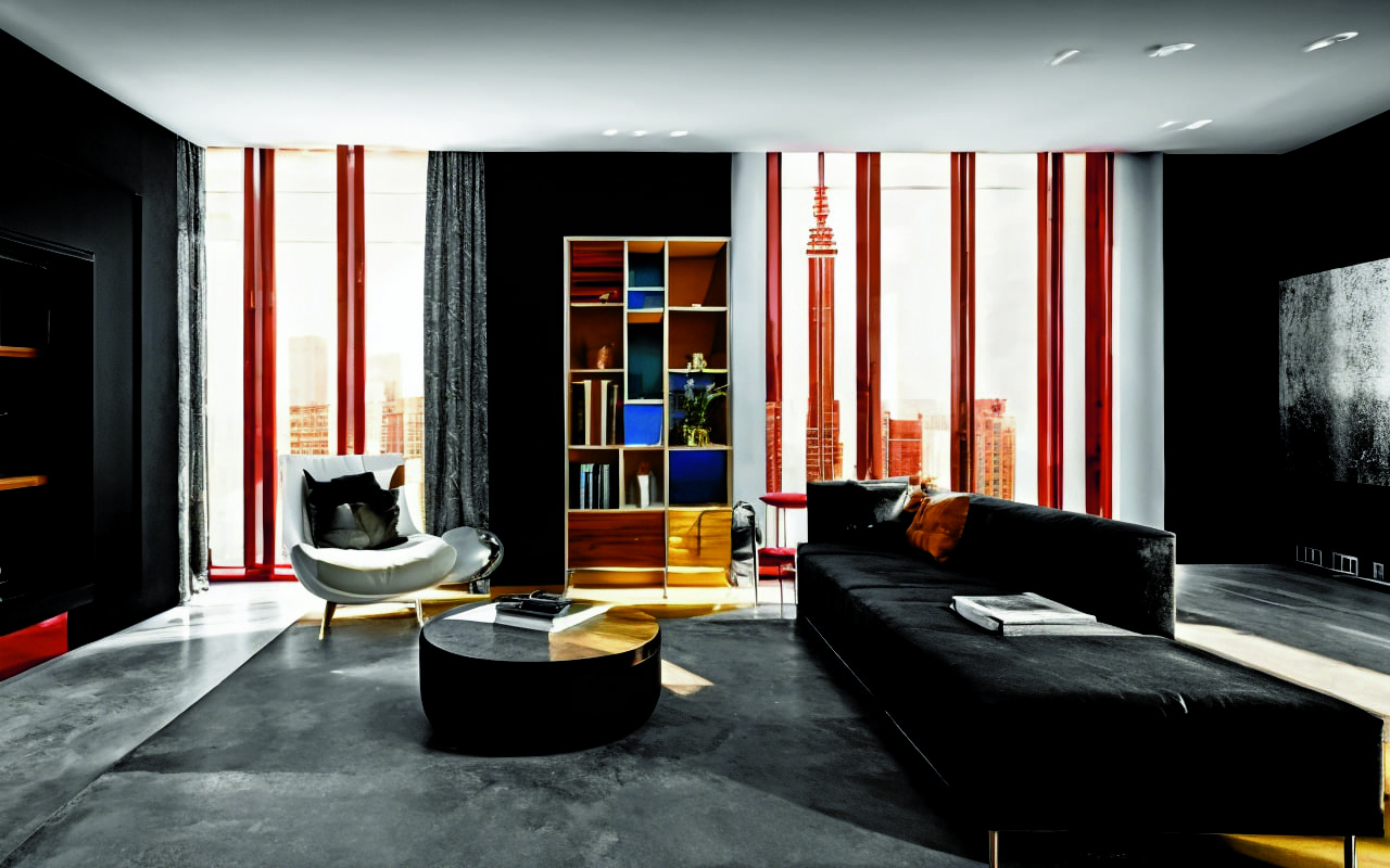 Использование тактильных цветовых градиентов для создания интерактивных интерьеров