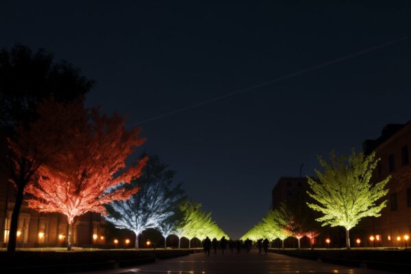 Интерактивное световое оформление: как световые сценарии меняют восприятие публичных пространств