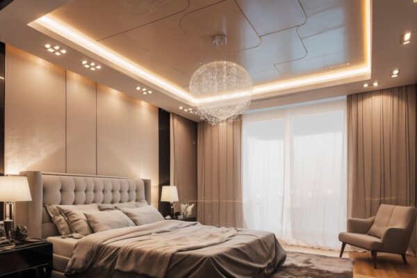 Световые шторы из оптического волокна: как создать эффект звездного дождя в интерьере