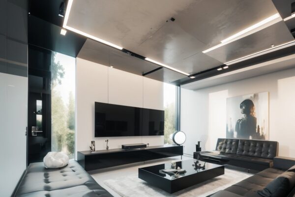 Интерактивные стены в современных интерьерах: объединение искусства, технологий и функциональности