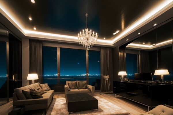 Использование биолюминесцентных красок для создания живого ночного интерьера