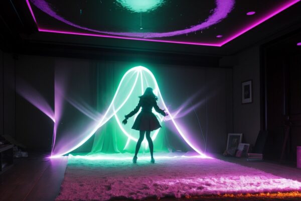 Интерактивное световое искусство: создание динамичных сцен для эмоциональных и психологических эффектов