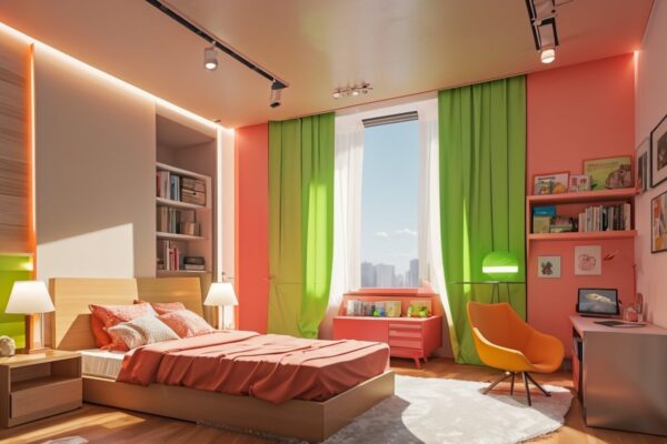 Использование интерактивных элементов для создания уникального интерьера детской комнаты