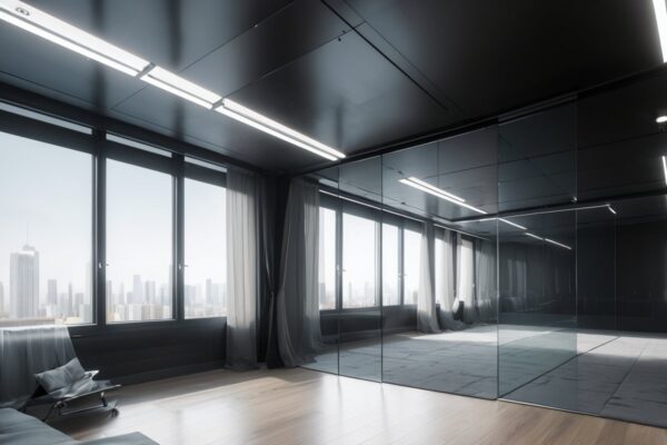 Использование прозрачных многофункциональных перегородок для визуального расширения пространства