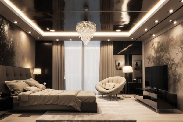 Использование цветов с эффектом мерцания для создания динамичного интерьера