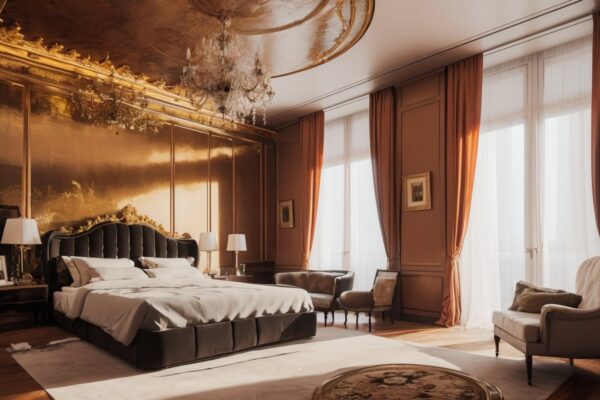 Интерьер в стиле цифрового барокко: как нейросети переосмысляют классическую роскошь