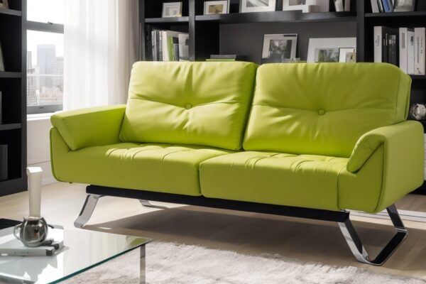 Мебель с интегрированными мини-библиотеками в подлокотниках и спинках