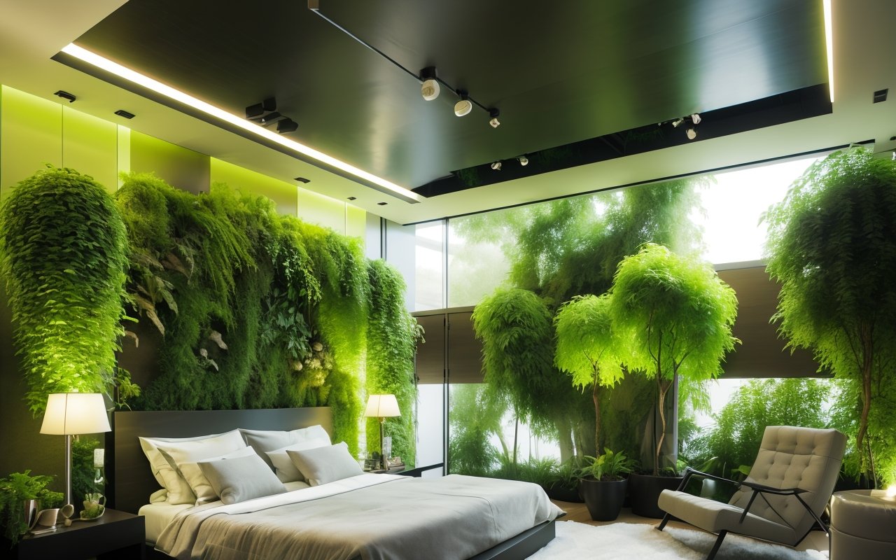 Биофильный дизайн: интеграция живых растений и природных элементов в современные интерьеры