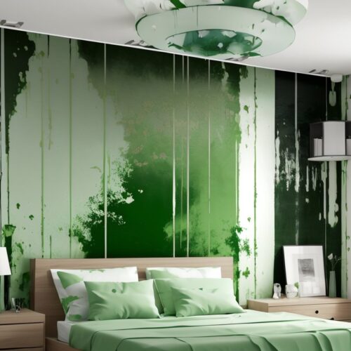 Биоразлагаемые обои из водорослей с меняющимся узором при изменении влажности